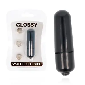 Massager Bullet GLOSSY D-218360 Small Waterproof Black, 0.03 kg