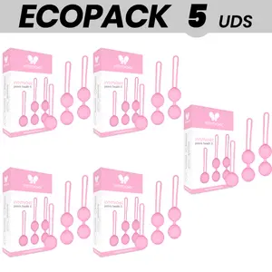 Pelvic floor rehabilitation set INTIMICHIC Pelvis Health II — 4+1 pieces pelvic training balls