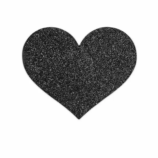 Bijoux Indiscrets Flash Black Heart uzlikas D-197946 Photo 2