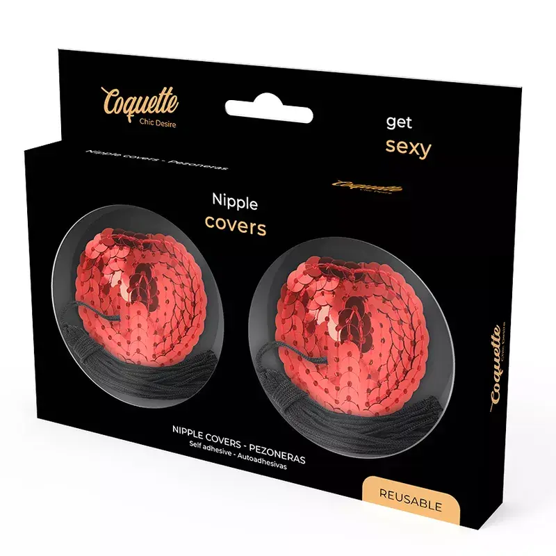 Krūšu uzlikas COQUETTE D-226927 — sarkanas