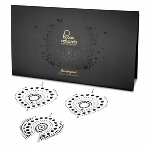 BIJOUX Flamboyant Black & Silver D55-22137 — decorative intimate body jewelry