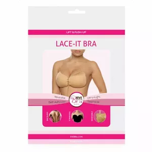 Push-Up Bra bye bra BYE-BRA LACE-IT Enhancement Beige Cup C/D