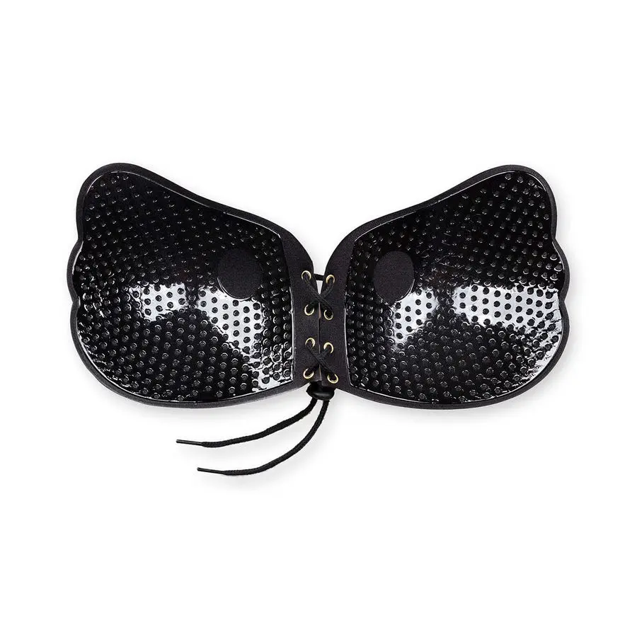 Push-Up krūšturis bye bra Lace-It melns