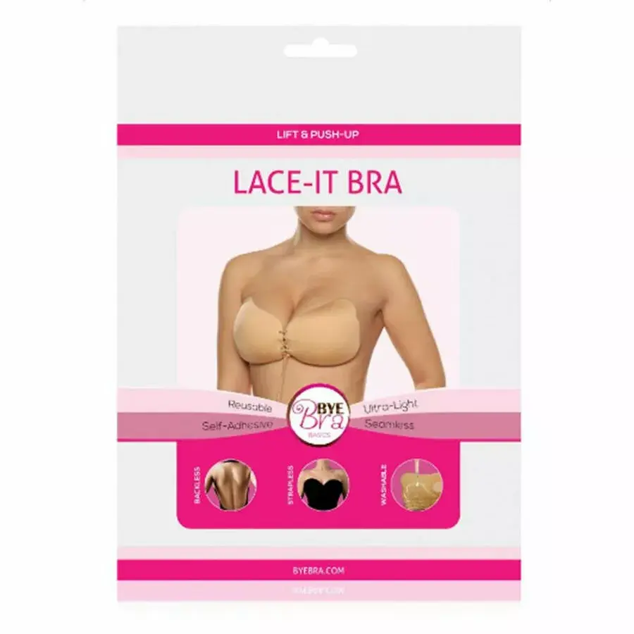 Push-Up Bra bye bra LACE-IT Black B Photo 2