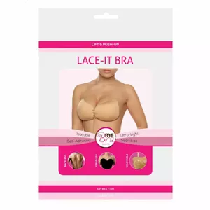 Push-Up Bra bye bra LACE-IT Enhancement Black Cup D