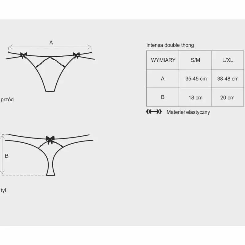 Тонг Obsessive Intensa Thong Black Photo 4