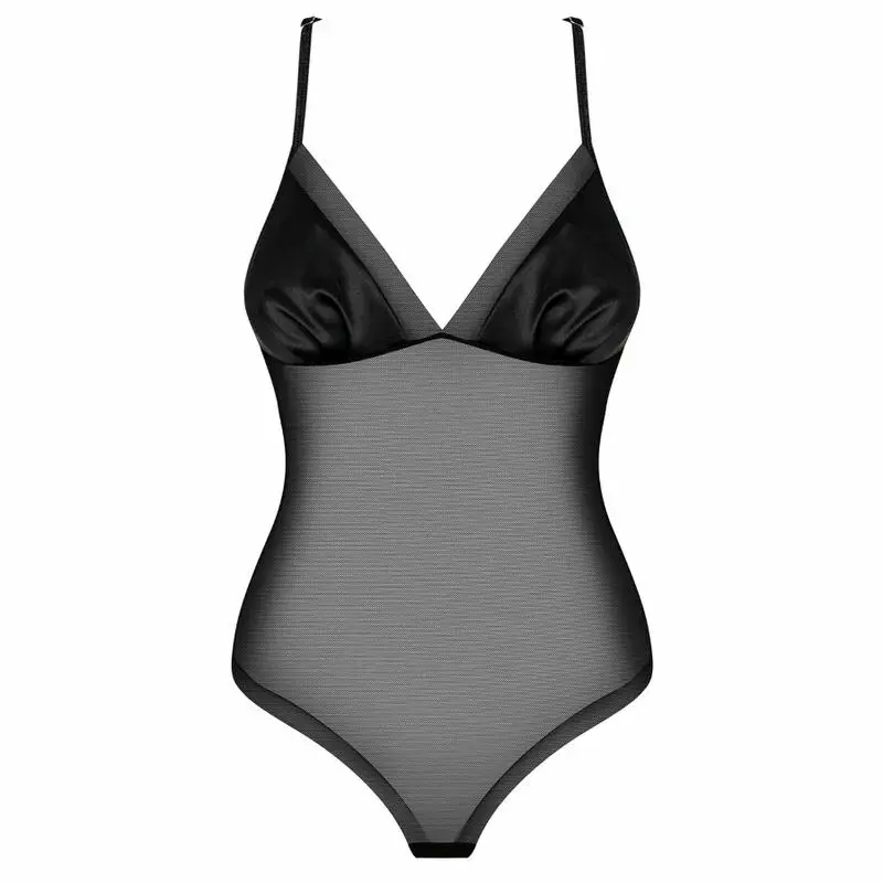 Obsessive тедди S/M D-228469 — чёрный боди Photo 3