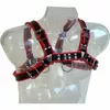 Шлейка leather D-208611 Черно-красная Photo 2
