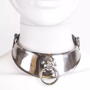 Adjustable metal restraint collar metal hard D-218521 — durable metal construction, adjustable size