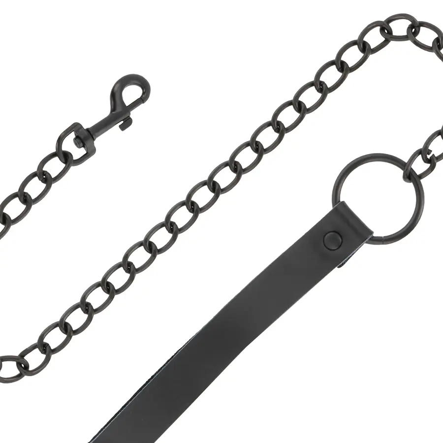 Necklace DARKNESS D-221155 Black with Chain Photo 4
