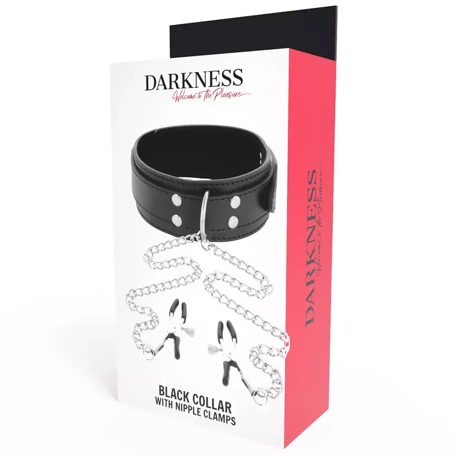 DARKNESS D-221156 Collar with Nipple Clamps Photo 4