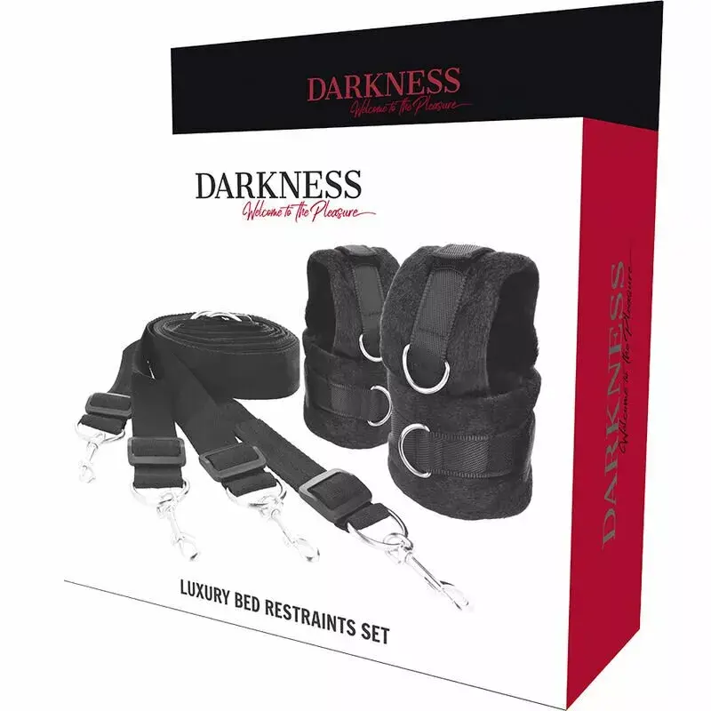 Бондаж DARKNESS BED TIES SET Photo 3