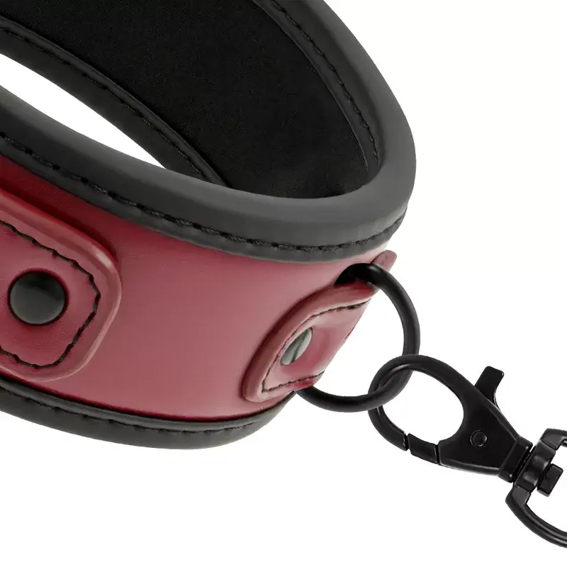 Leash and Collars FETISH SUBMISSIVE DARK ROOM NEOPRENE LINING CHAIN NECKLACE Photo 9