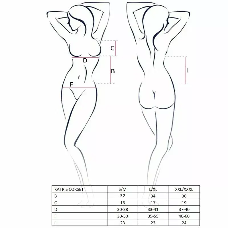 Korsete PASSION WOMAN KATRISS S/M D-216743 Photo 3