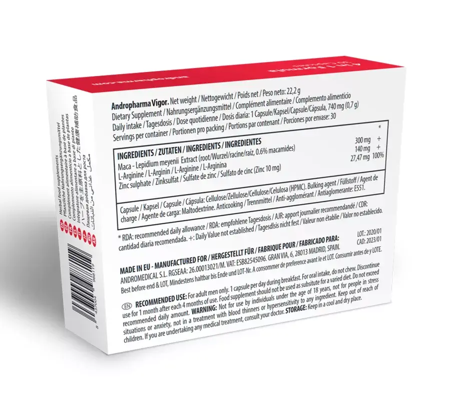 Стимулирующий гель andro medical ANDROPHARMA VIGOR Photo 2