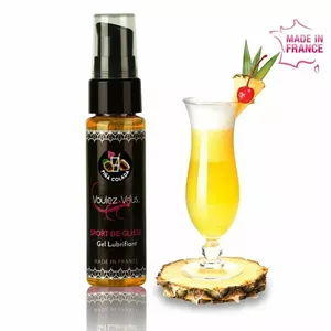 VOULEZ-VOUS LUBRIKANTS UZ ŪDENS BĀZES - PINA KOLADA - 35 ML