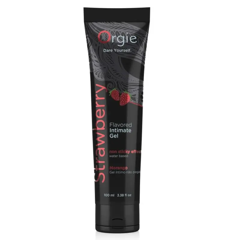 Orgie Strawberry Water-Based Lube 100 ml Photo 3