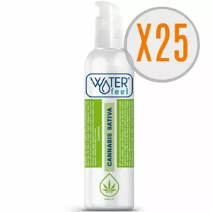 Personal lubricant WATERFEEL Cannabis 150 ml — water-based, pack of 25 units