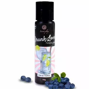 Лубрикант secret play DRUNK IN LOVE GIN&TONIC 60 мл на водной основе