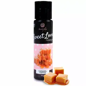 Water-based personal lubricant Secret Play Gel Sweet Love Caramel, 60 ml bottle