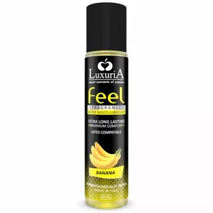 LUXURIA FEEL BANANA LUBRIKANTS UZ ŪDENS BĀZES 60 ML