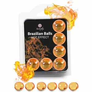 Secret Play Heat Effect Balls D-222210 — Set of 6 Brazilian Balls