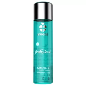 Массажное масло Swede Fruity Love с разогревающим эффектом, чёрная смородина и лайм, 120 мл