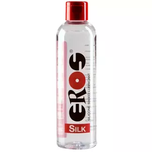 Silicone-based lubricant Eros Silk 100 ml — silicone personal lubricant, water-resistant