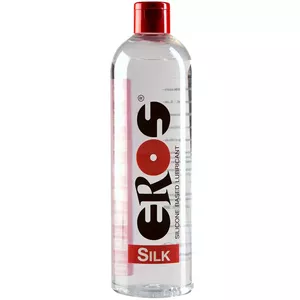 Silicone-based lubricant Eros Silk 250 ml — personal lubricant, water-resistant, long-lasting glide