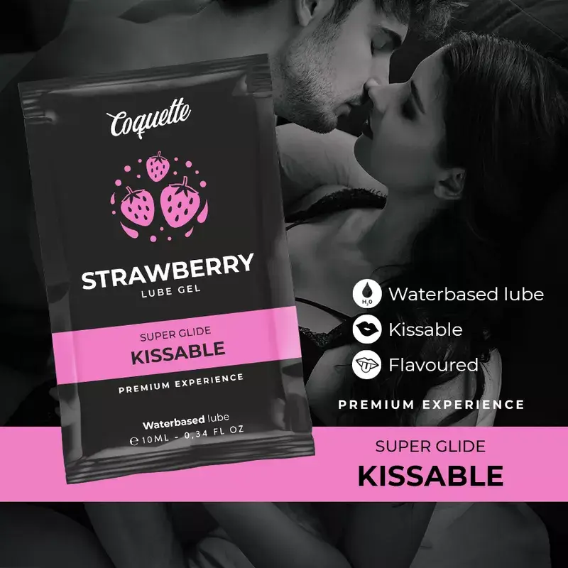 Personal lubricant COQUETTE CHIC DESIRE Strawberry 10 ml Photo 3