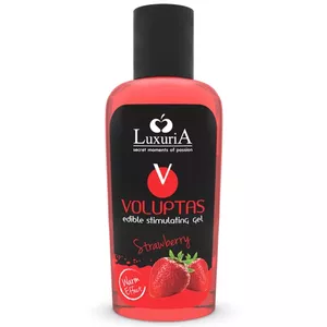 LUXURIA VOLUPTAS ĒDAMĀ MASĀŽAS ŽELEJA AR SILDOŠU EFEKTU - ZEMEŅU 100 ML