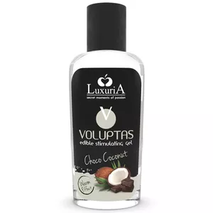 Intimate massage gel LUXURIA Voluptas Edible Warming Effect Coconut & Cream 100 ml