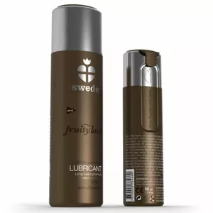 Personal lubricant Swede Fruity Love Dark Chocolate 100 ml — Swede flavored intimate gel, water-based