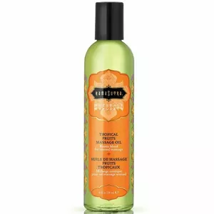 Masāžas eļļa kama sutra NATURALS Tropical Fruits 236 ml — sensuāla masāžas eļļa, šķīstoša ūdenī