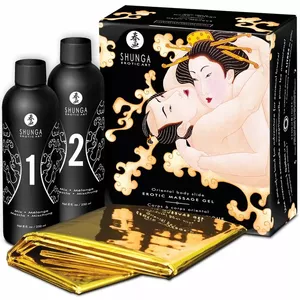 Гель для массажа Shunga Oriental Melon Mango D12-201193 — для телесного массажа, аромат дыни и манго