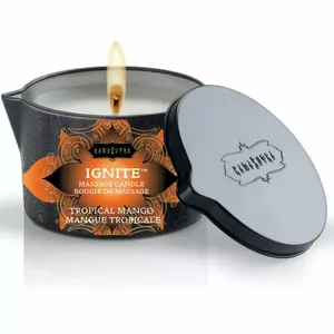 Masāžas svece KAMA SUTRA Tropical Handle 170 g — svece masāžai un noskaņas radīšanai