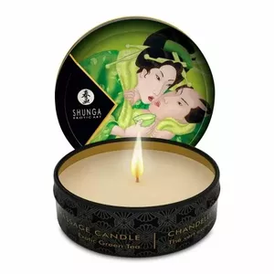 SHUNGA - MINI CARESS BY CANDELIGHT MASSAGE CANDLE T GREEN 30 ML