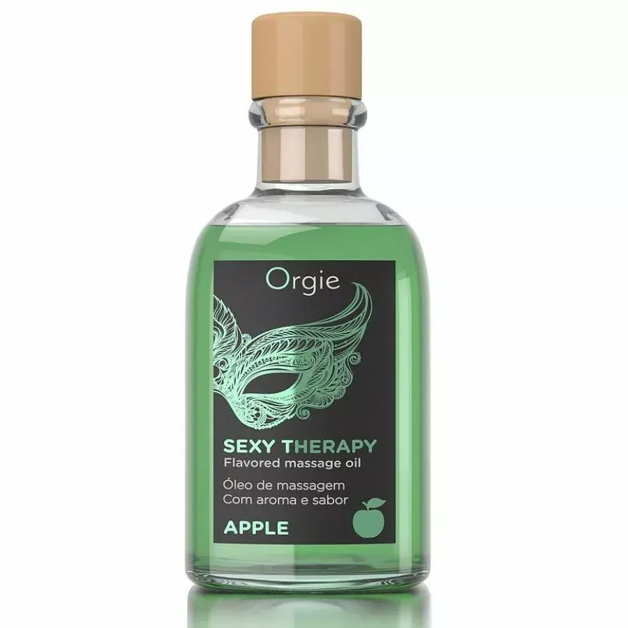 Orgie Lips Massage Kit Apple ēdams