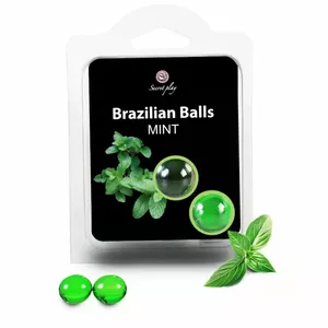 Massage oil balls Secret Play D-197613 — mint flavor