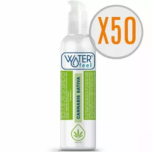 Personal lubricant WATERFEEL Cannabis 150 ml — water-based, pack of 50 units