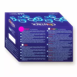 Condoms CONTROL Finissimo Senso — 144 units, ultra-thin latex condoms