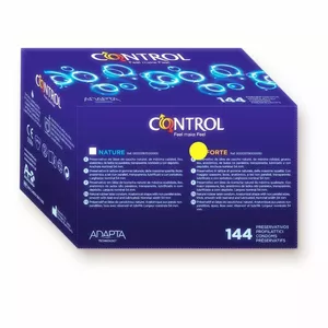 Condoms CONTROL Nature Forte 144 units — standard size, lubricated
