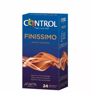 Презервативы CONTROL Finissimo 24 шт — ультратонкие, повышенной чувствительности из латекса