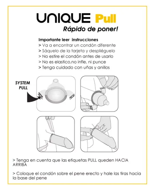 Condoms Uniq Pull Latex Free — 3 units Photo 2