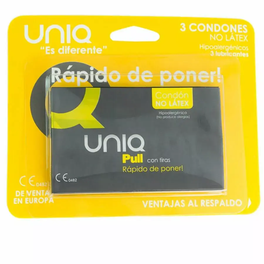 Condoms Uniq Pull Latex Free — 3 units Photo 3