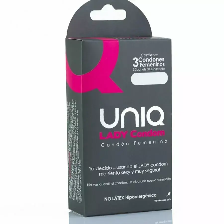 Uniq Lady female condom, latex-free, 3 pcs Photo 2
