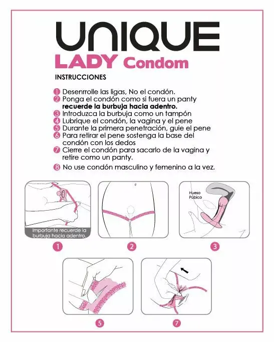 Uniq Lady female condom, latex-free, 3 pcs Photo 3