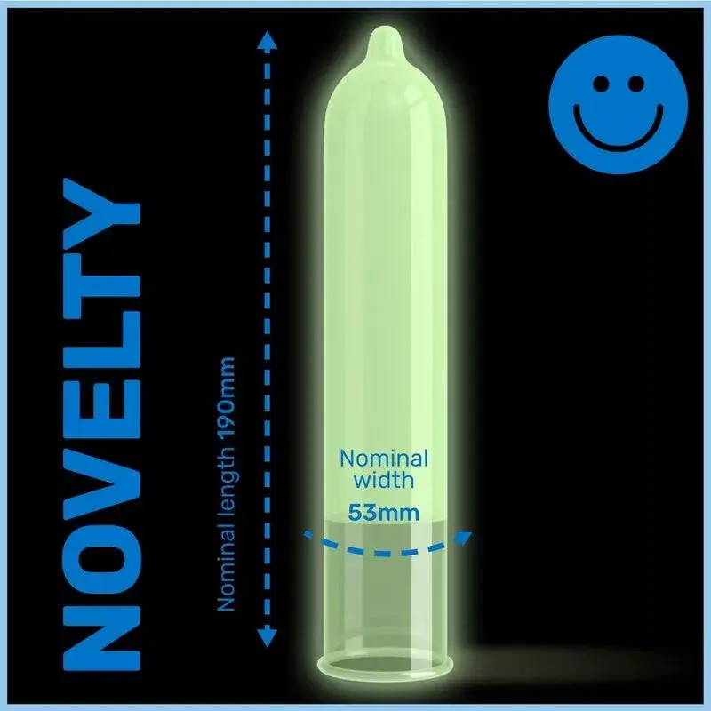 Condoms PASANTE Glow in the Dark — 3 units Photo 2
