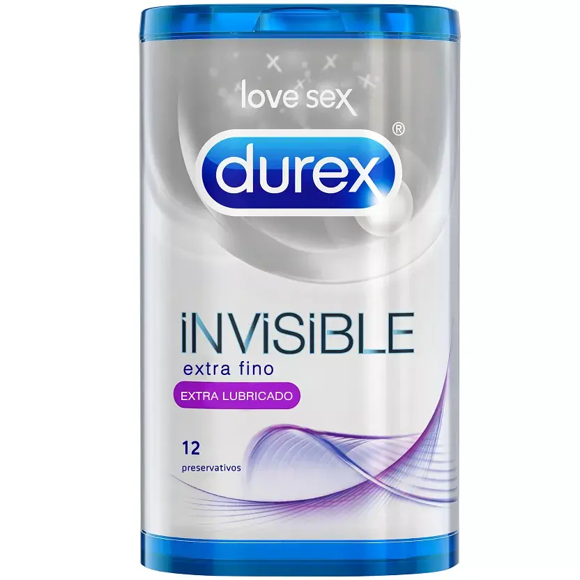Condoms Durex Extra Lubricated Invisible — 12 pcs Photo 2