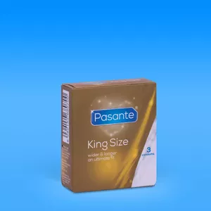 PASANTE CONDOMS KING SIZE 3 UNITS